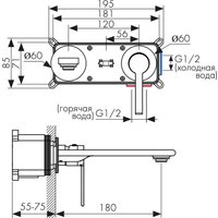 Смеситель Kaiser Serio 05511 (хром)