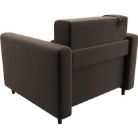 Кресло-кровать Лига диванов Лига-070 132560 (велюр Seven 727 коричневый)