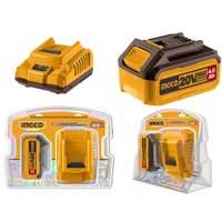 Аккумулятор с зарядным устройством Ingco FBCPK1214 (20В/4 Аh)