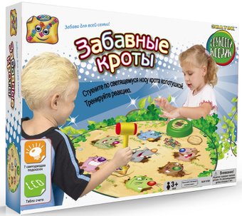 Развивающая игра Знаток Забавные кроты SLW9789