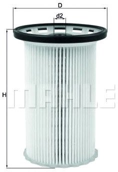 

Топливный фильтр Mahle Knecht KX342