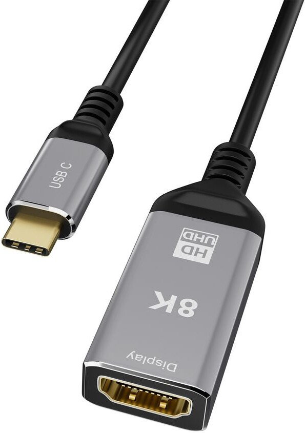 Адаптер USBTOP USB 3.1 Type-C - HDMI 8K 60Гц / 4K 120Гц 559596