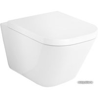 Унитаз подвесной Roca The Gap Clean Rim A34647L000 + 801472001 с пневмокрышкой