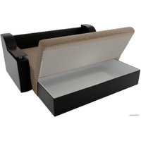 Диван Лига диванов Сенатор 100718 100 см (коричневый/черный)