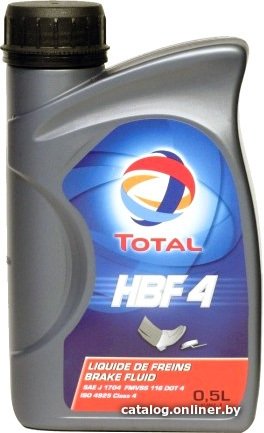 Тормозная жидкость Total HBF 4 DOT4 0,5л