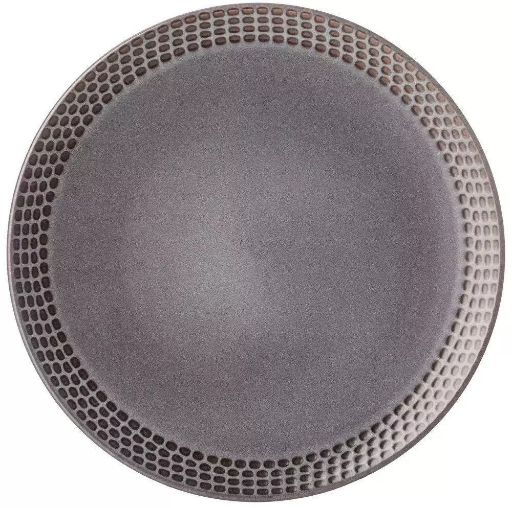 Тарелка обеденная Bronco Graphite 445-120