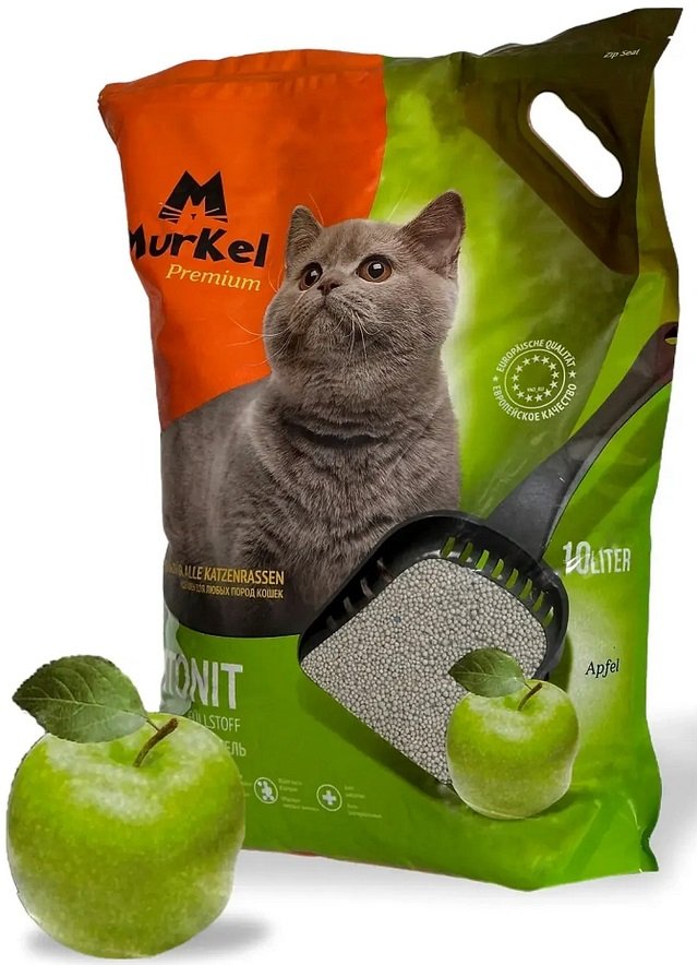 

Наполнитель для туалета MurKel Бентонит 10л (яблоко)
