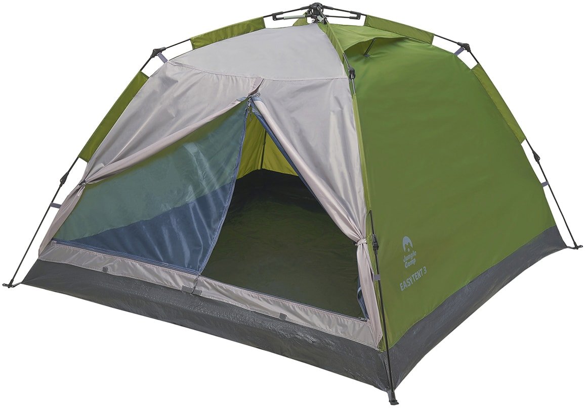 

Треккинговая палатка Jungle Camp Easy Tent 2 (зеленый/серый)