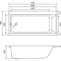 Ванна Lauter Seraphina 170x80 2112170L