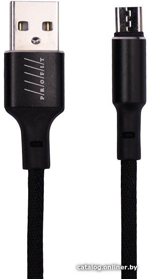 Кабель Profit QY-16 microUSB 1 м (черный)