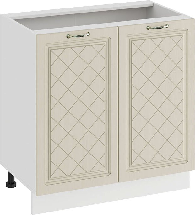 

Шкаф напольный Трия Бьянка 1Н8 (белый/дуб ваниль)