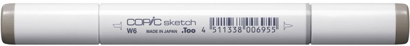 

Маркер художественный Copic Sketch W-6 21075111 (теплый серый №6)