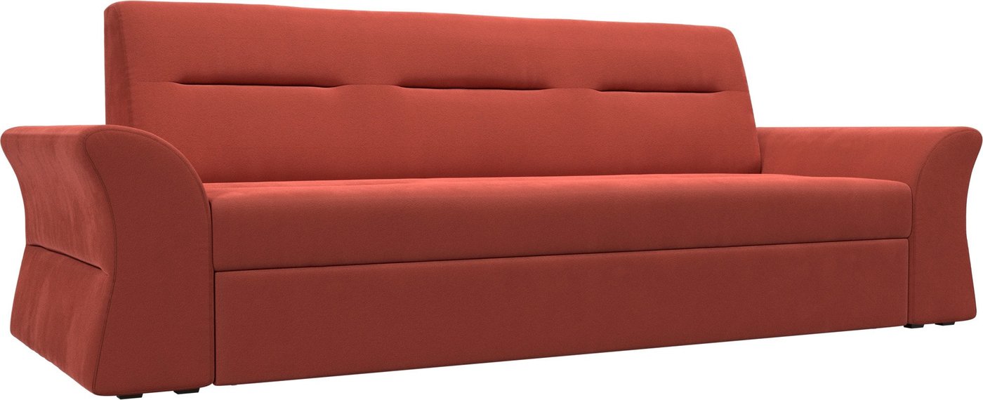 

Диван Mebelico Клайд 109256 (микровельвет, коралловый)