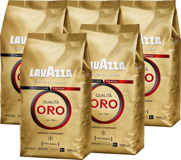 

Кофе Lavazza Qualita Oro в зернах 5х1 кг