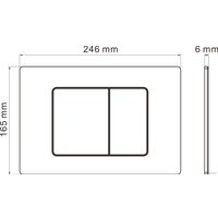 Инсталляция для унитаза Roxen StounFix Dual Fresh 859290