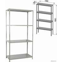 Стеллаж Brabix Ms Plus-185/50-4 291106