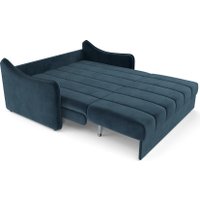 Диван Мебель-АРС Давос ППУ 180x200 см M2-111-11 (темно-синий Luna 034)