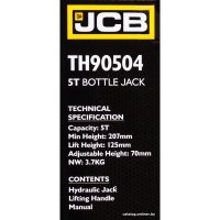 Бутылочный домкрат JCB TH90504 (5т)