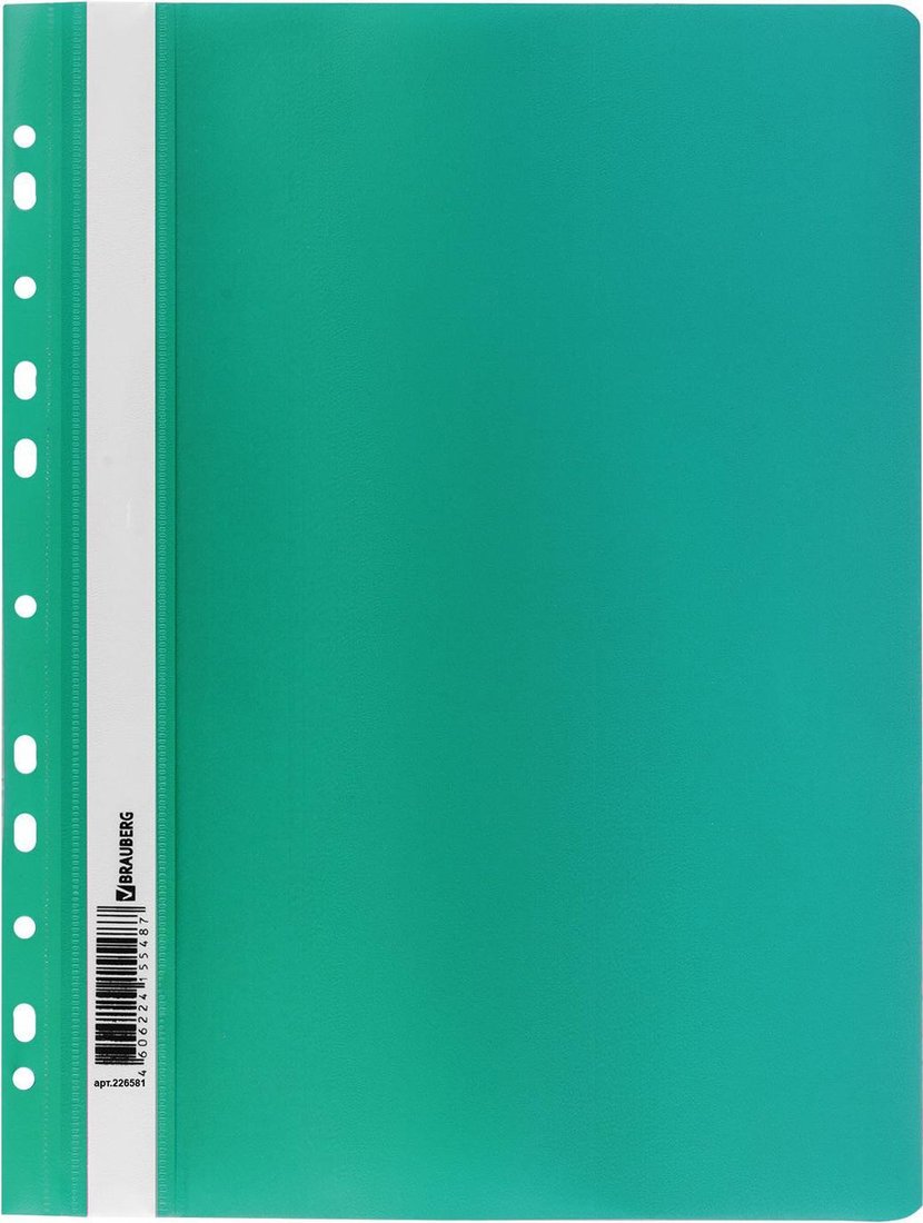 

Папка для бумаг BRAUBERG 226581 (зеленый)