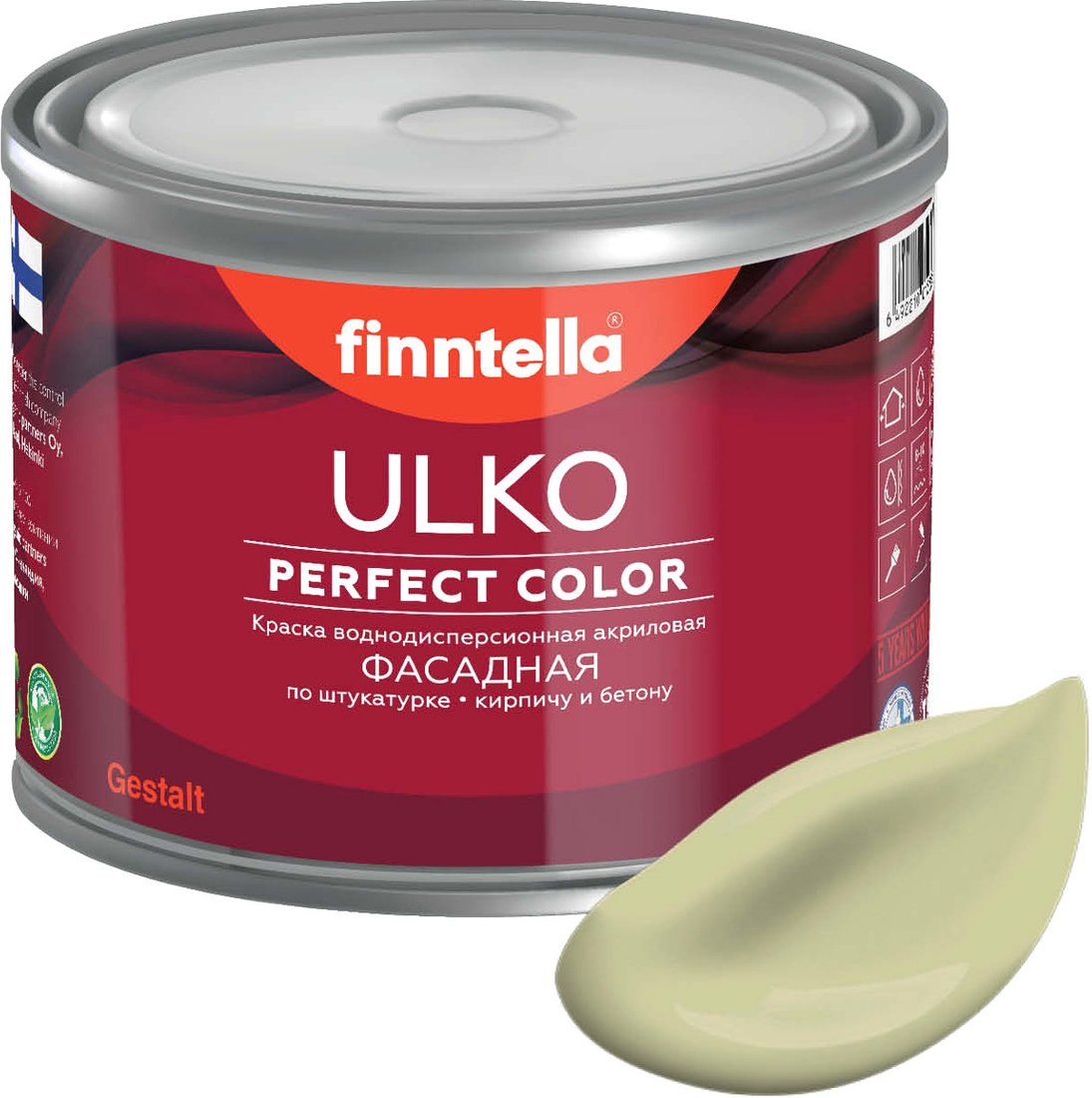 

Краска Finntella Ulko Lammin F-05-1-3-FL034 2.7 л (зеленый)
