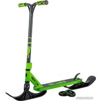 Самокат на лыжах Plank Triton P20-TRI100G-S+SKI (зеленый/ящерица)