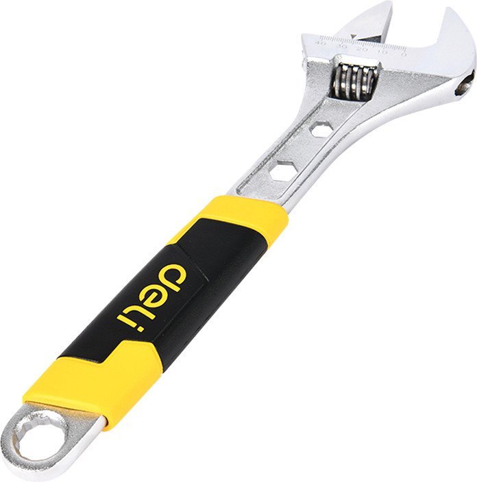 

Ключ разводной Deli YS EDL30112 (300мм, раскрытие губок 36мм)