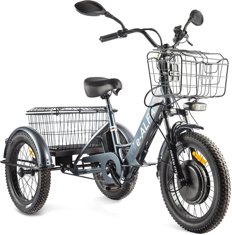 

Электровелосипед Eltreco Green City e-ALFA Trike 2022 (темно-серый)
