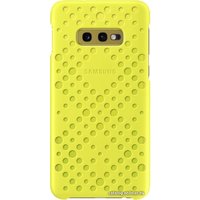 Чехол для телефона Samsung Pattern Cover для Samsung Galaxy S10e (белый/желтый)