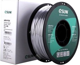 

Пластик eSUN eSilk PLA 1.75 мм 1000 г (серебристый)