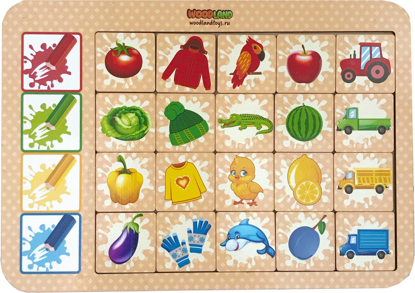 

Мозаика/пазл WoodLand Toys Ассоциации 093105