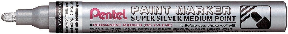 

Маркер перманентный Pentel Paint MMP10-Z (серебристый)