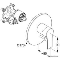 Смеситель Kludi Zenta SL 486550565