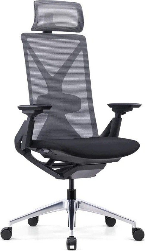 Офисное кресло SitZone E-YR-001A-P1-BK (сетка/ткань, черный)