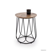 Журнальный столик Halmar Nubira S (орех/черный)