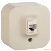 Розетка телефонная Legrand Quteo 782244 (слоновая кость)
