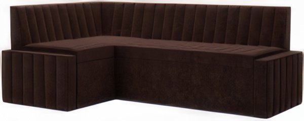 

Угловой диван Мебель-АРС Вермут левый 193x82x113 (велюр молочный шоколад НВ-178 13)