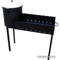 Разборный мангал Chugun Invest 3в1 90x35x80см (8л, со съемными ножками)