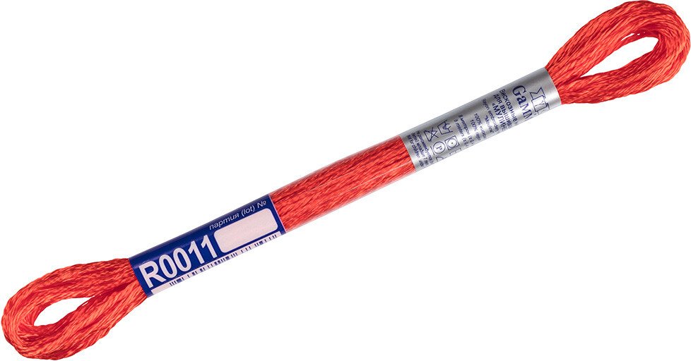 

Нитки для вышивания Gamma Мулине R0011 8 м (оранжево-красный)