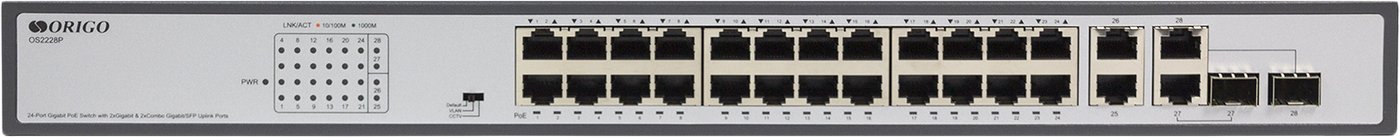 

Неуправляемый коммутатор Origo OS2228P/370W/A1A