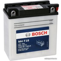 Мотоциклетный аккумулятор Bosch M4 F18 YB5L-B (5 А·ч)