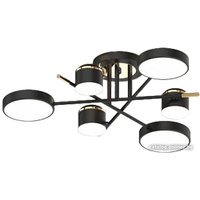 Припотолочная люстра Mirastyle Диод MH-3231/6 BK+FGD