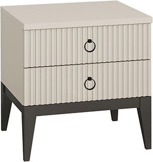 Тумба Ангстрем Хилтон спальня ХТ-302.03 (Д) исп.3 (Д2, кашемир серый)