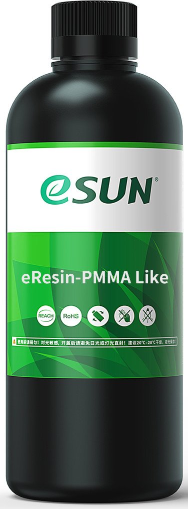 

Фотополимер eSUN eResin-PMMA Like PM200 500 г (прозрачный)