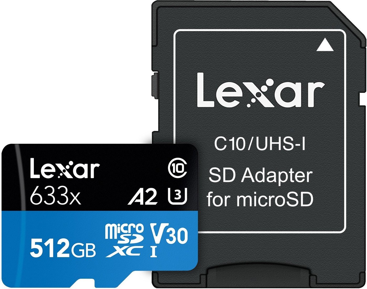 

Карта памяти Lexar 633x microSDXC LSDMI512BB633A 512GB (с адаптером)