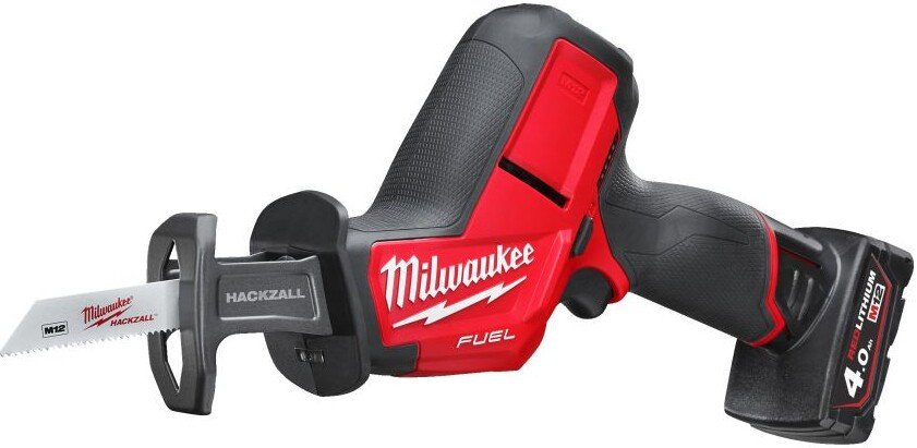 Сабельная пила Milwaukee M12 CHZ-402C 4933500571 (с 2-мя АКБ, кейс)