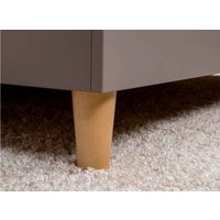 Кровать Mobi Амьен 11.44 160x200 (белый PE шагрень/веллюто капучино AG 707 ПВХ)