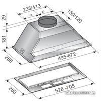 Кухонная вытяжка Weissgauff Fiona 70 PB IX