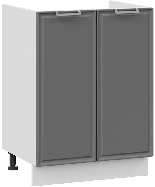 

Шкаф напольный Трия Белладжио 1Н6М (белый/софт графит)