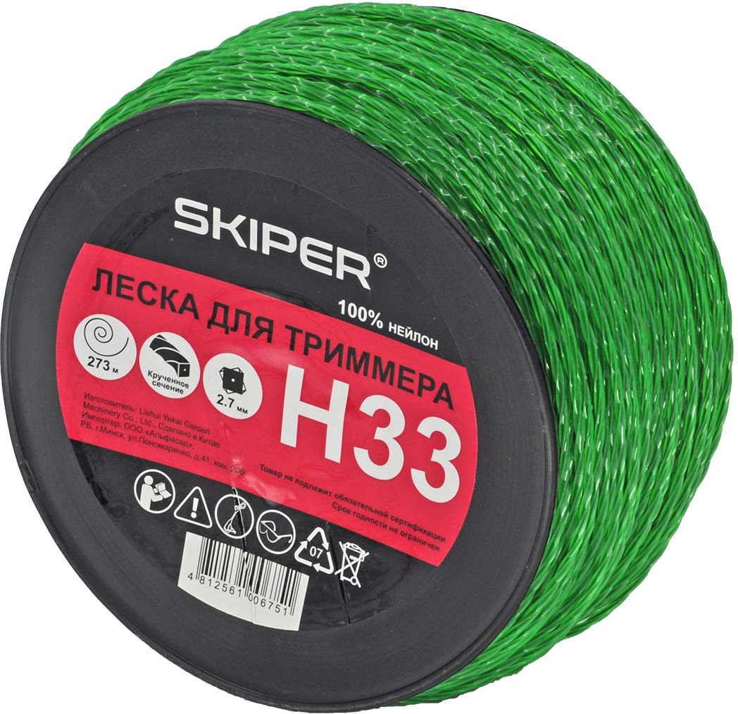 

Леска для триммера Skiper H33