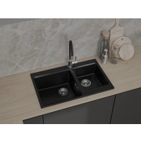 Кухонная мойка GranFest GF-LV-780K (черный)